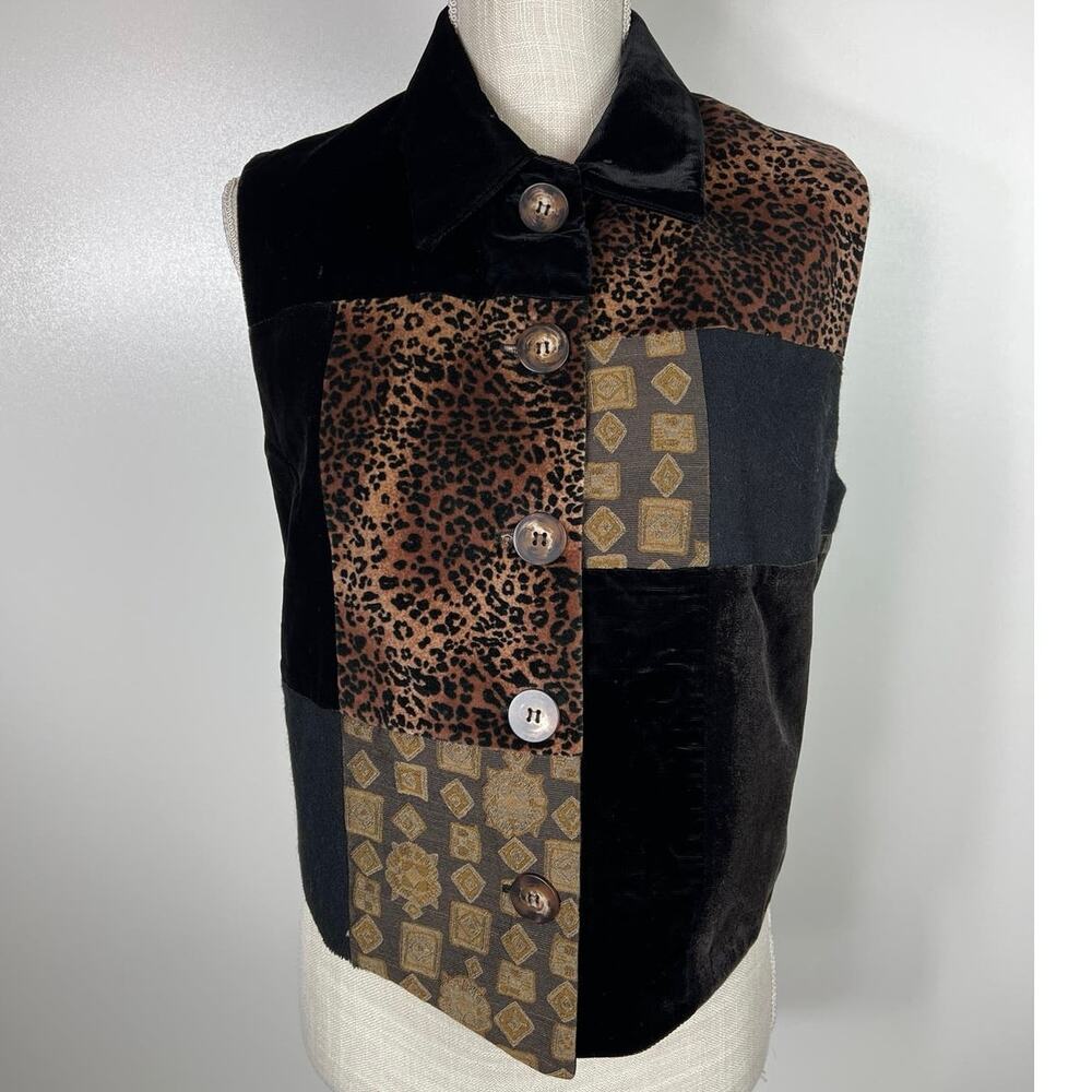 Concinno Vintage Patchwork Vest, Medium, NWT